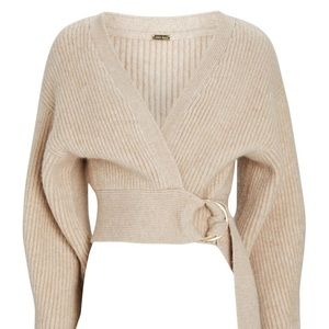 Cult Gaia wrap sweater in size small